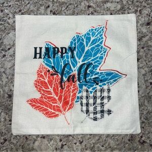 “Happy Fall” Zippered Pillowcase
